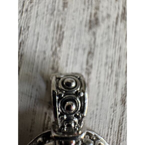 Vintage Byzantine-Style Silver Pendant - Picture 3 of 6